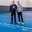 Rafael Nadal e Roger Federer juntos em campanha publicitária
