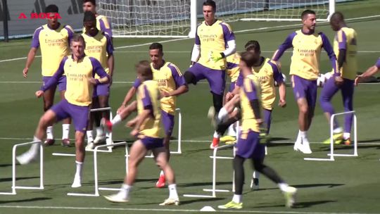 Modric lidera o treino do Real Madrid enquanto se prepara para renovar