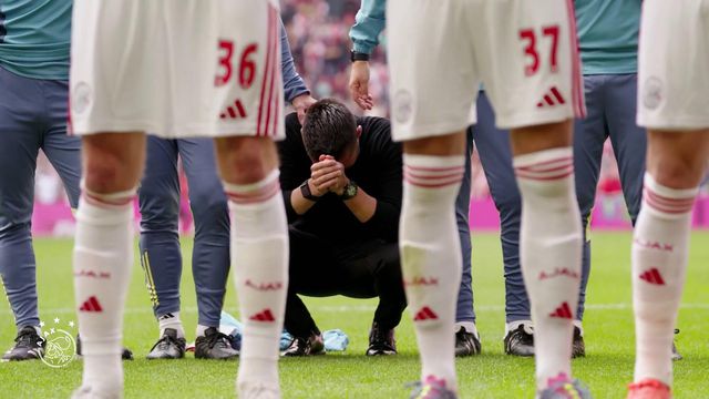 De partir o coração: Farioli destroçado após Ajax perder título