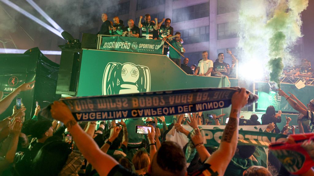 SPORTING BICAMPEÃO: equipa já está no Marquês