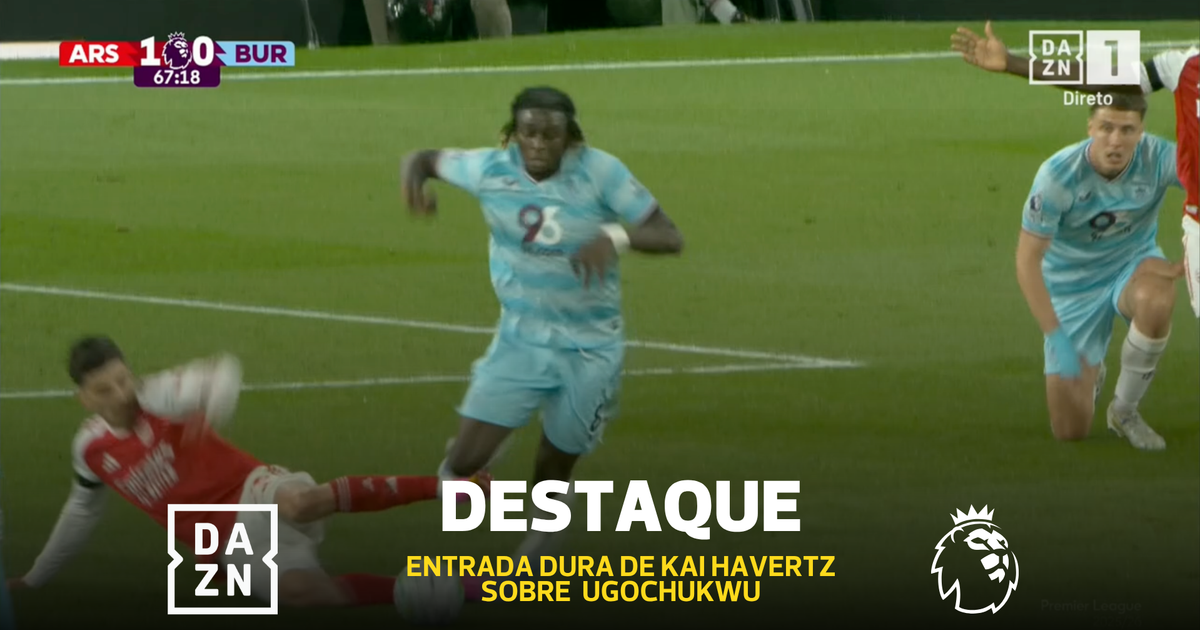 Será que Havertz escapou ao cartão vermelho?
