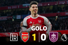 Sabes quantos golos o Arsenal já marcou de canto? Agora, foi mais um