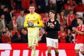 Anatoliy Trubin e Sudakov, colegas ucranianos do Benfica