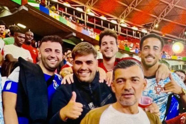 Sérgio Conceição não passou despercebido em Leipzig