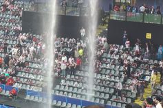 Chuva torrencial antes do Turquia-Geórgia