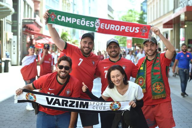 As imagens da 'invasão' portuguesa a Leipzig (fotogaleria)