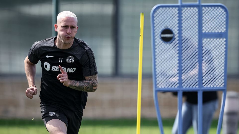 Sporting: Nuno Santos já está a treinar