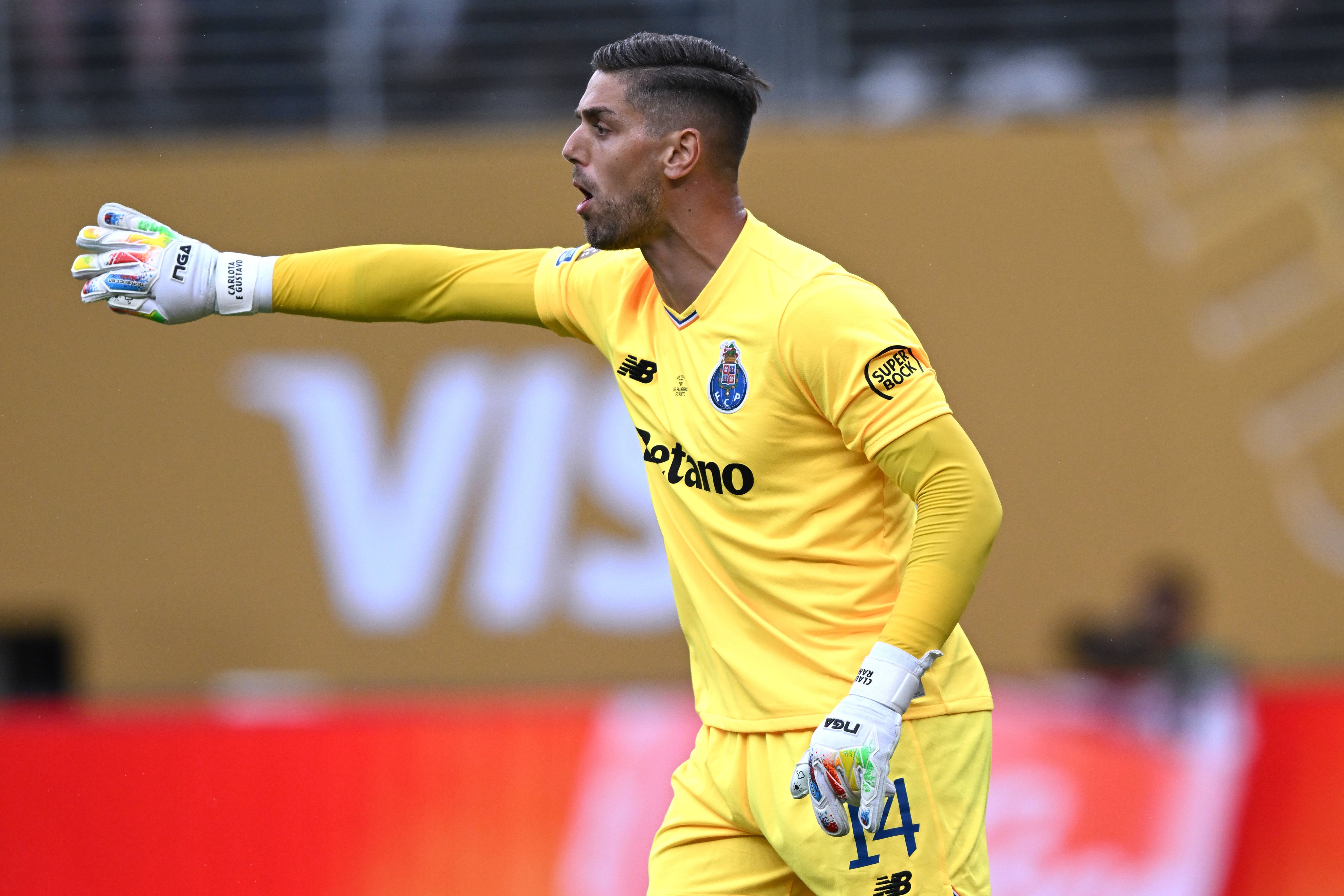 Cláudio Ramos foi titular na baliza do FC Porto diante do Palmeiras