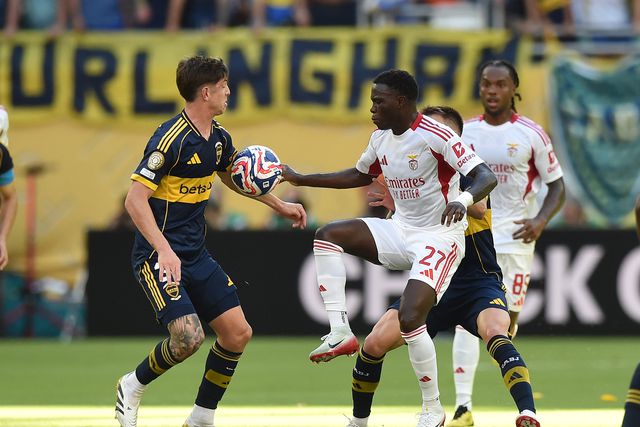 Bruma em ação com o Boca Juniors, no Mundial de Clubes