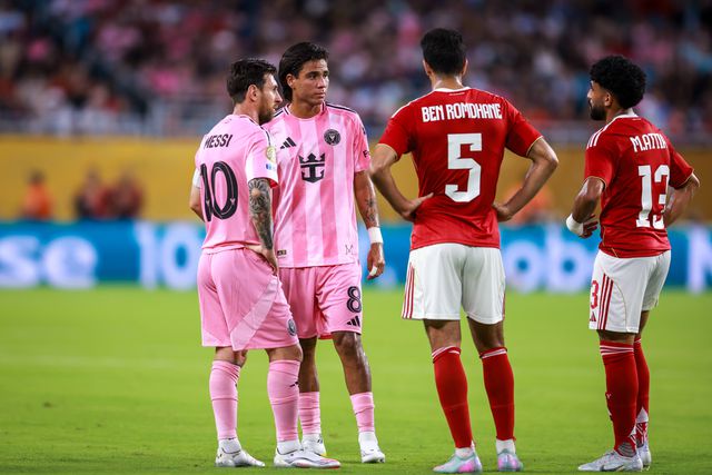 Segovia ao lado de Messi, seu colega no Inter Miami