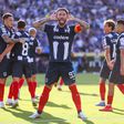 Festa de Sergio Ramos depois de abrir marcador para o Monterrey
