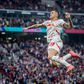 Benjamin Sesko, avançado do Leipzig e alvo do Arsenal