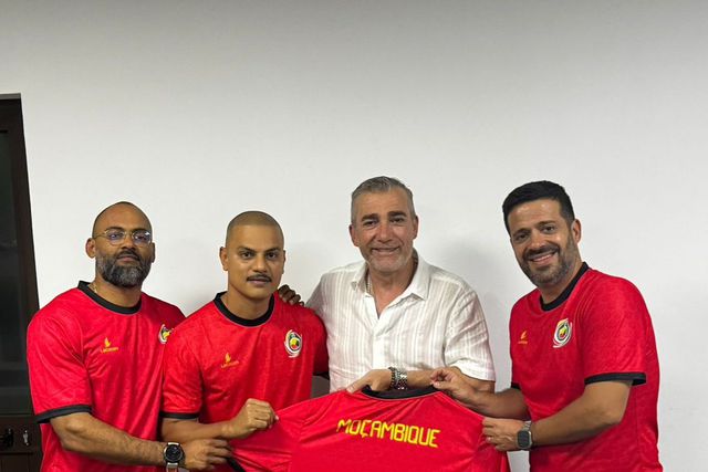 Pack dos Santos, Nadir Narotam, Paulo Freitas e Pedro Rocha em Maputo, Moçambique