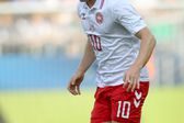 Conrad Harder usa o número 10 pelos sub-21 da Dinamarca