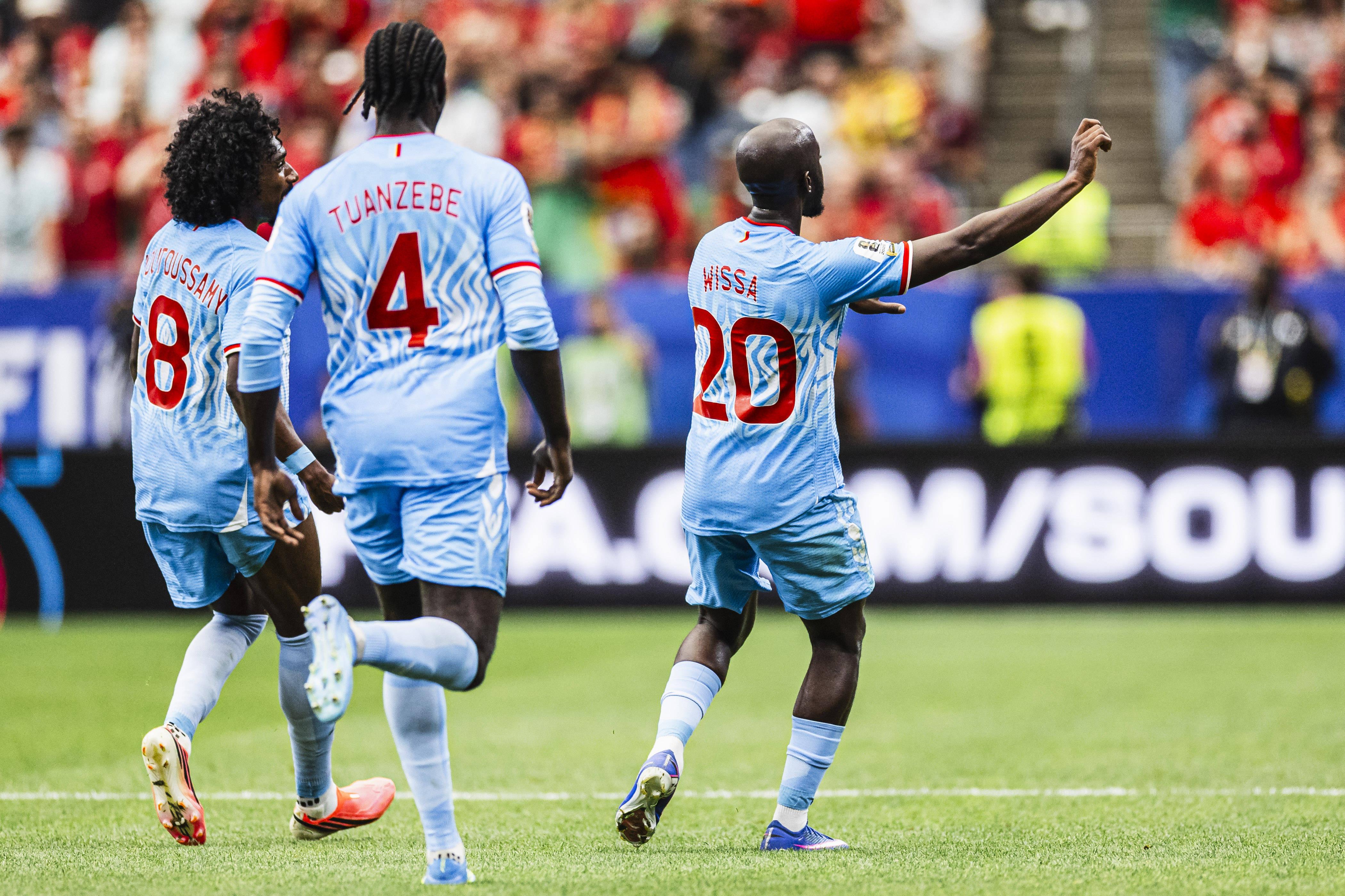 Wissa marcou o primeiro golo da RD Congo em Mundiais
