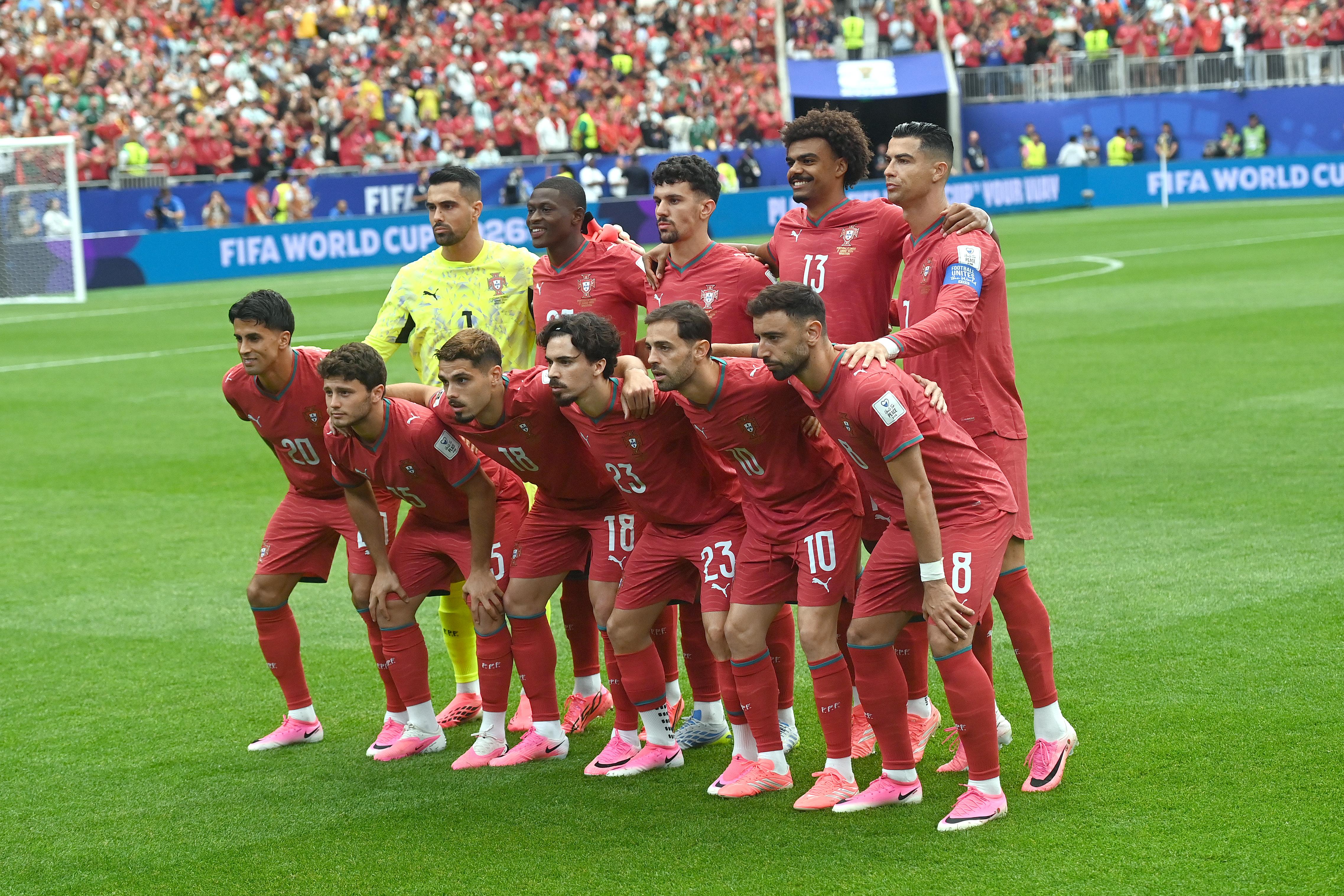 O onze de Portugal na ronda inaugural do Mundial 2026 (foto: Miguel Nunes)
