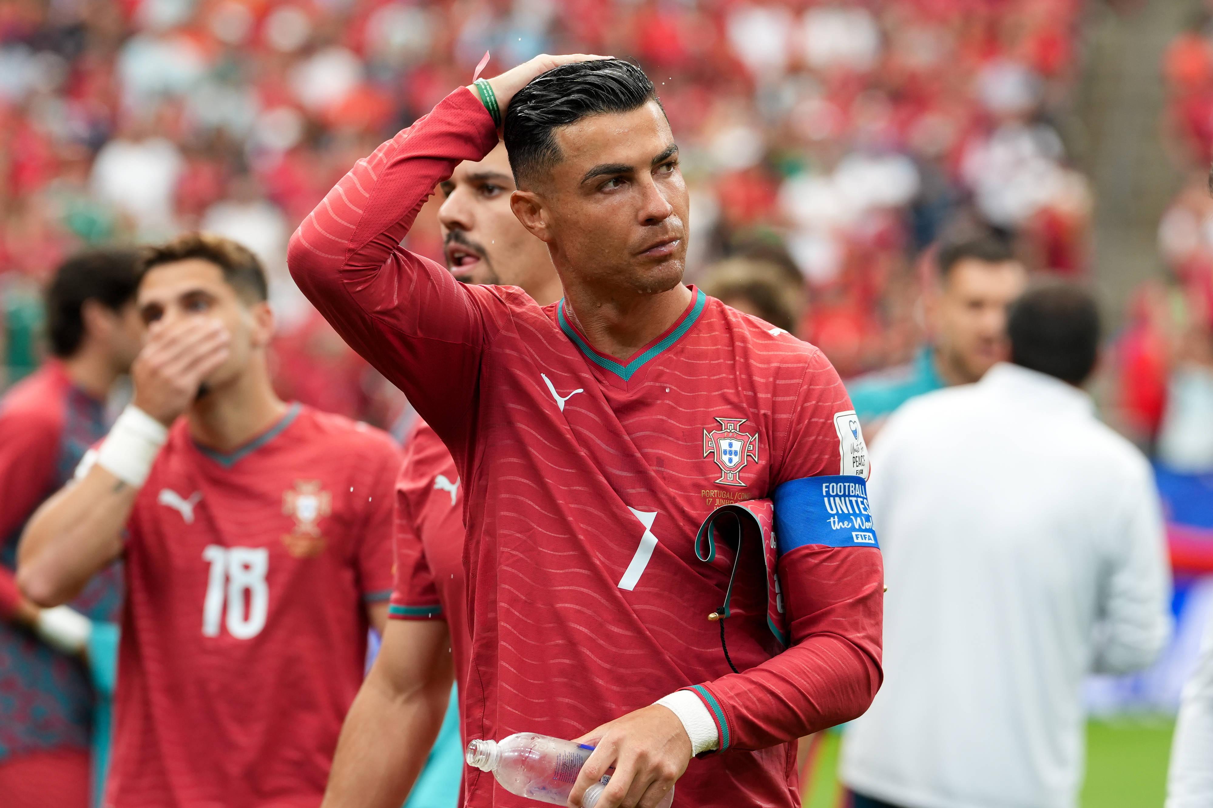 Cristiano Ronaldo jogou 90 minutos contra a RD Congo e ficou em branco