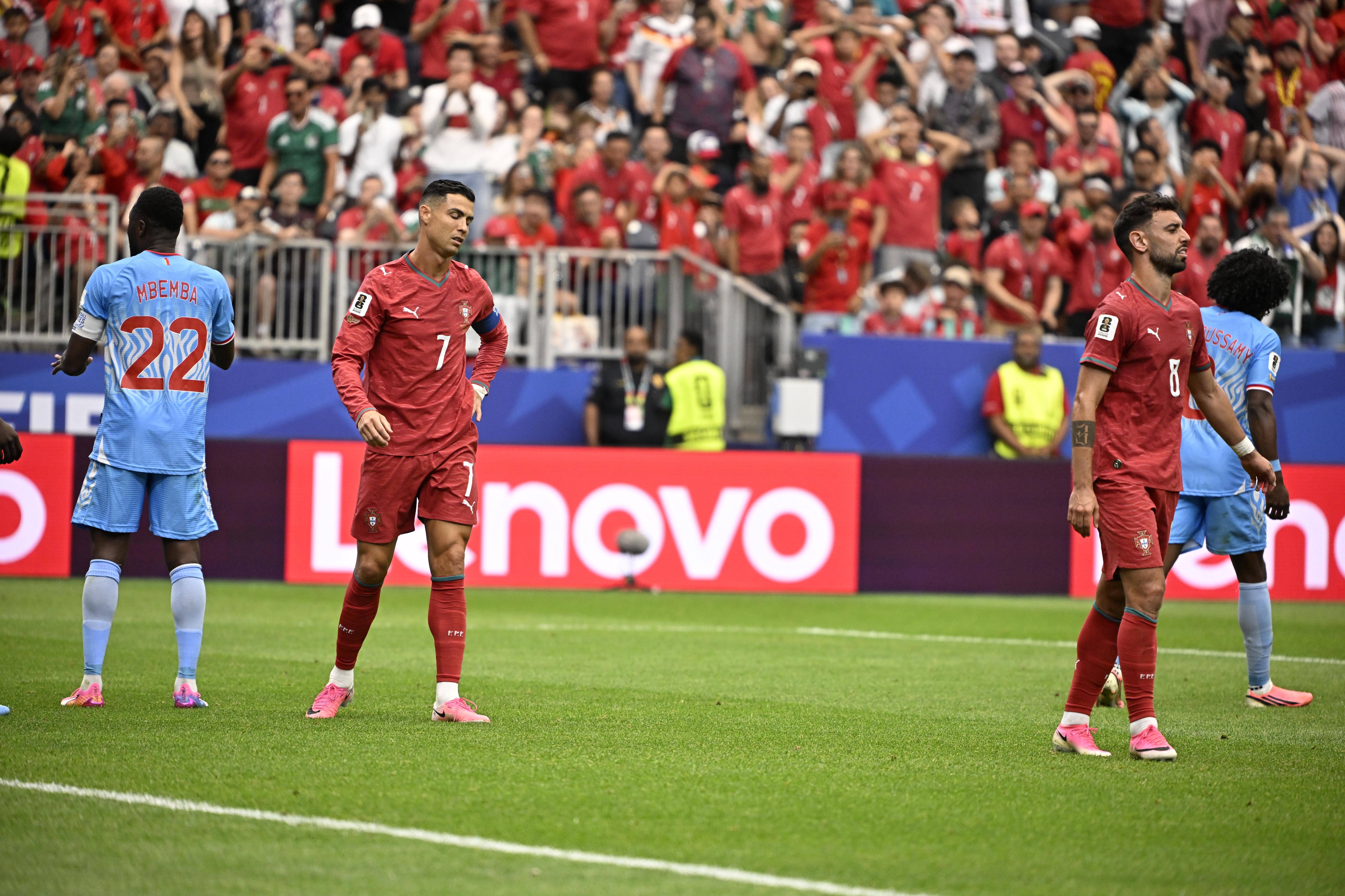 DESILUSÕES - Portugal não foi além do empate frente à RD Congo. Entrada forte, com golo de João Neves, fazia antever um resultado diferente, mas Portugal foi adormecendo e sofreu em cima do intervalo. Ronaldo desperdiçou boas oportunidades