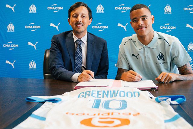 Oficial: Mason Greenwood é reforço do Marselha