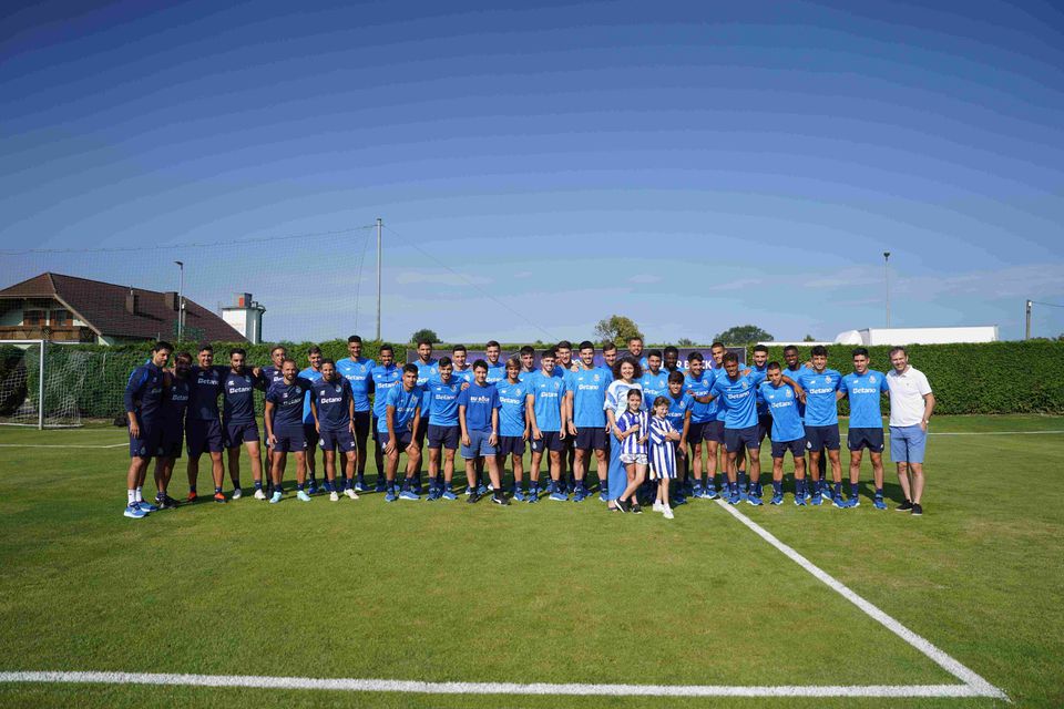 Visita especial no treino do FC Porto