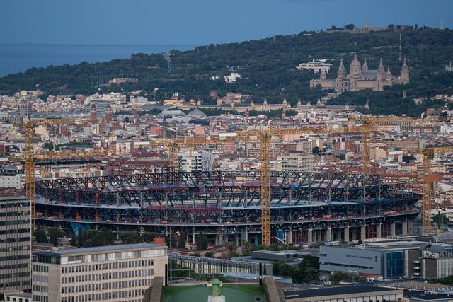 Camp Nou está em obras desde junho de 2023