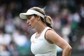 Danielle Collins perdeu com a campeã Swiatek em Wimbledon