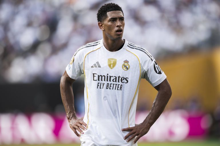 Jude Bellingham a representar o Real Madrid no Mundial de Clubes