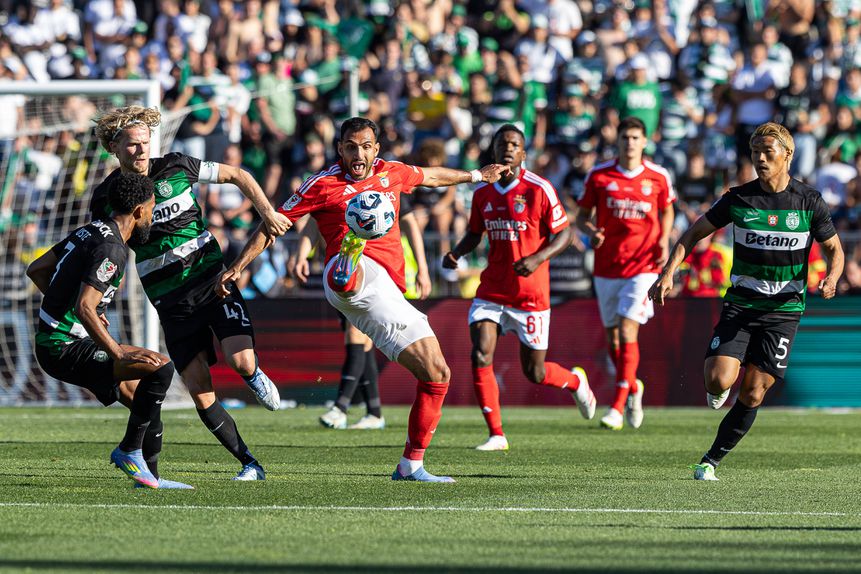 Duelo entre Benfica e Sporting na Taça de Portugal na época passada