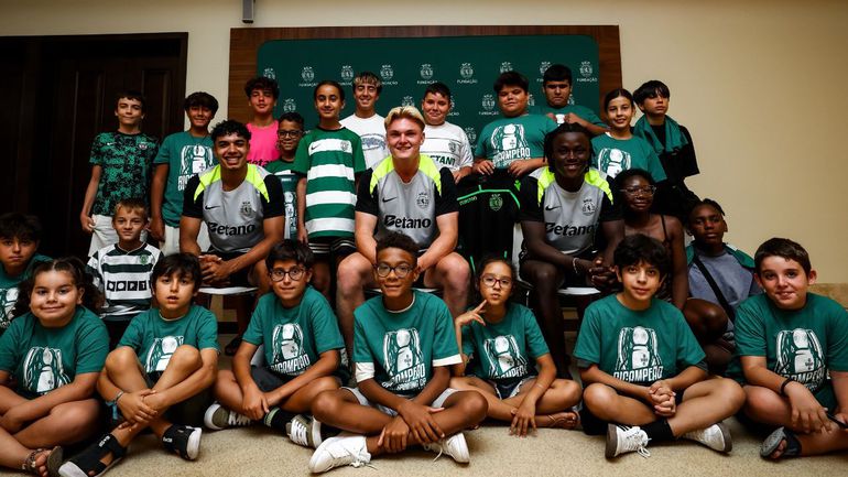 Sporting: leõezinhos fizeram a delícia dos mais novos