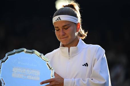 Muchova perdeu a final de Wimbledon. IMAGO