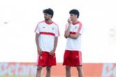 Miguel Figueiredo e José Neto, médio e lateral do Benfica, respetivamente (foto: Facebook/SL Benfica)
