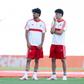 Miguel Figueiredo e José Neto, médio e lateral do Benfica, respetivamente (foto: Facebook/SL Benfica)