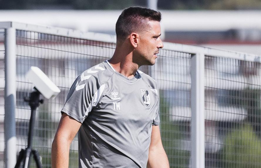 O treinador dos conquistadores, Tiago Margarido - Foto: Vitória de Guimarães