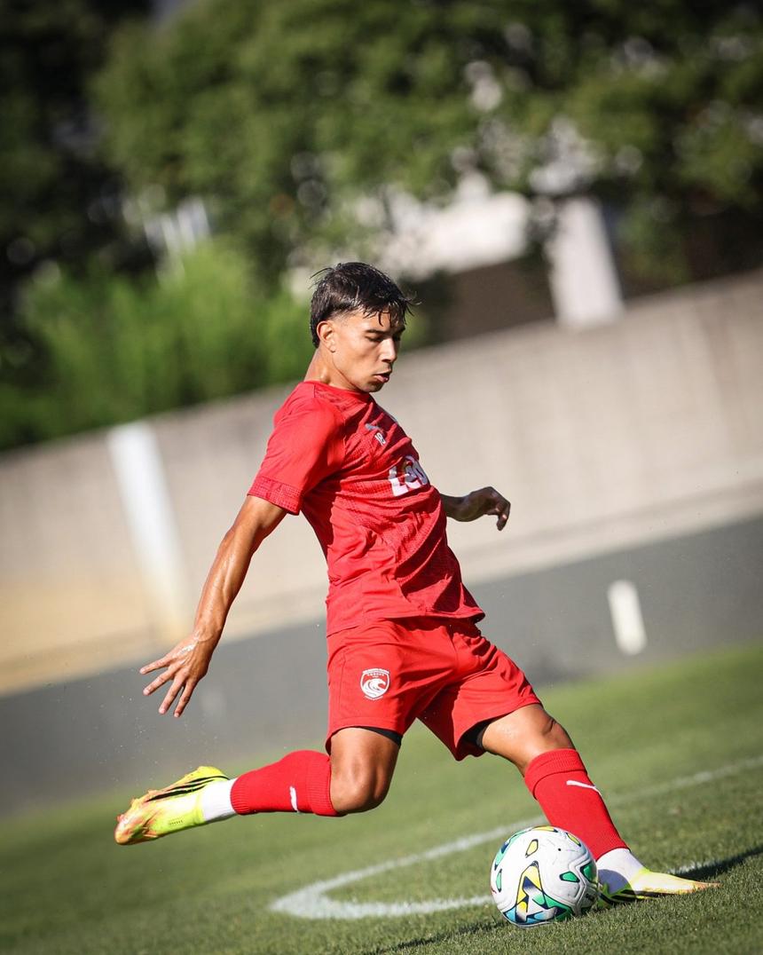 Afonso Duarte apontou o golo do Santa Clara frente ao Leixões. -Foto: SANTA CLARA