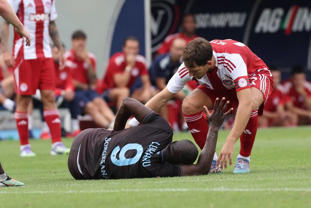 Lukaku lesionou-se frente ao Olympiakos