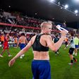 Victor Froholdt marcou o primeiro golo dos dragões e foi eleito o homem do jogo Foto: FC Porto