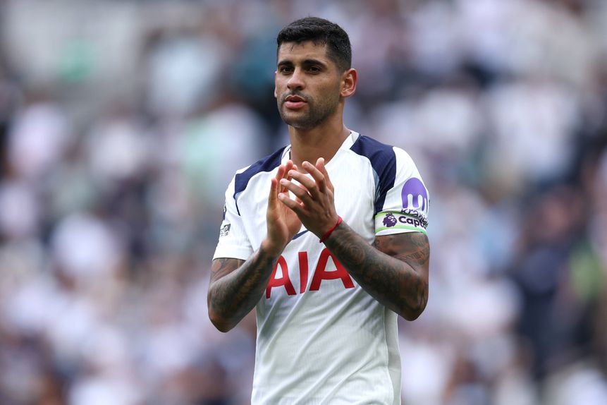 Cristian Romero, capitão do Tottenham