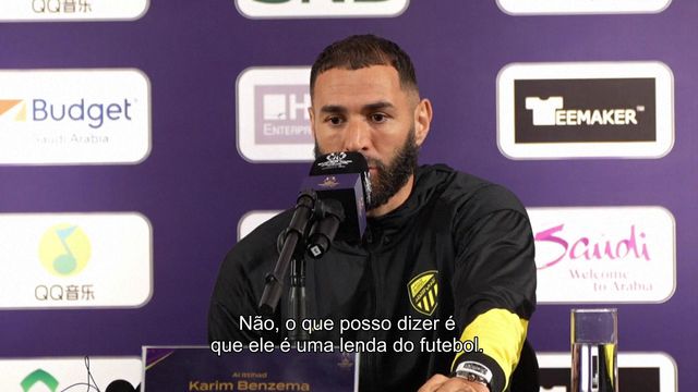 O que diz Benzema do reencontro com Cristiano Ronaldo na Arábia Saudita