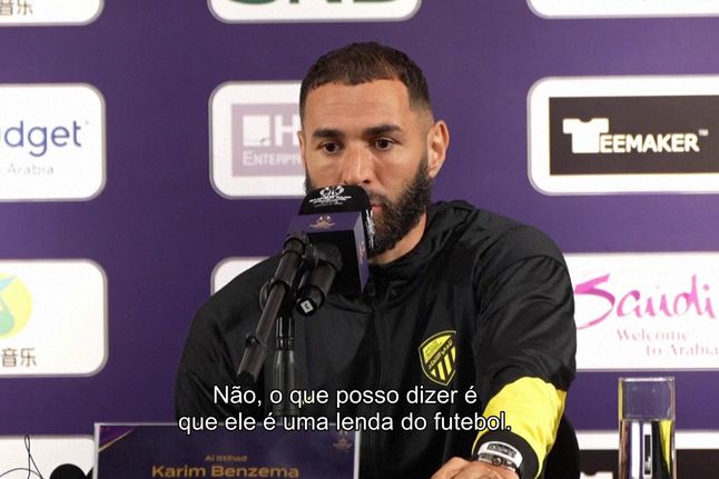 O que diz Benzema do reencontro com Cristiano Ronaldo na Arábia Saudita