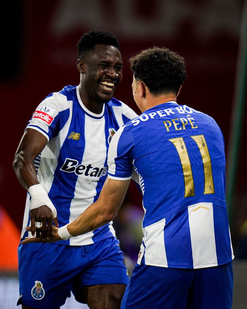 Zaidu assistiu Pepê no segundo golo do FC Porto Foto: FC Porto