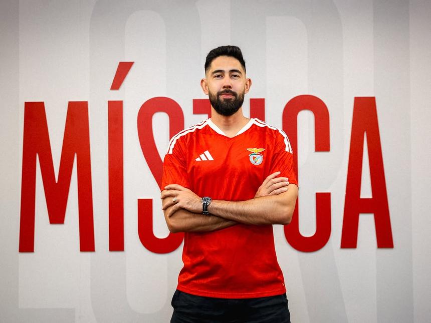 André Aleixo, conhecido como Japa, estende a ligação às águias - Foto: SL Benfica