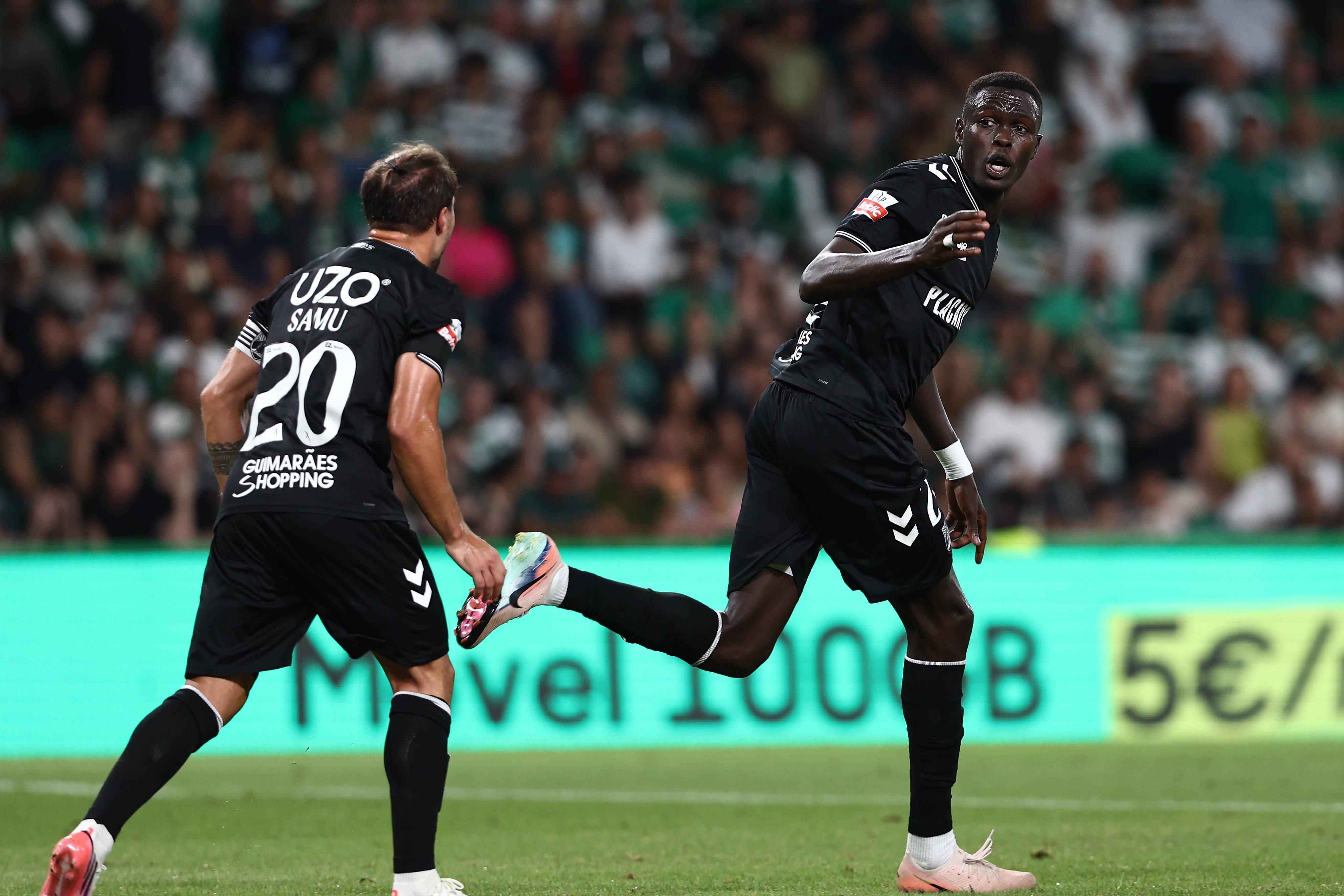 Alioune Ndoye voltou a marcar ao Sporting, desta feita o primeiro tento na condição de titular pelos vitorianos
