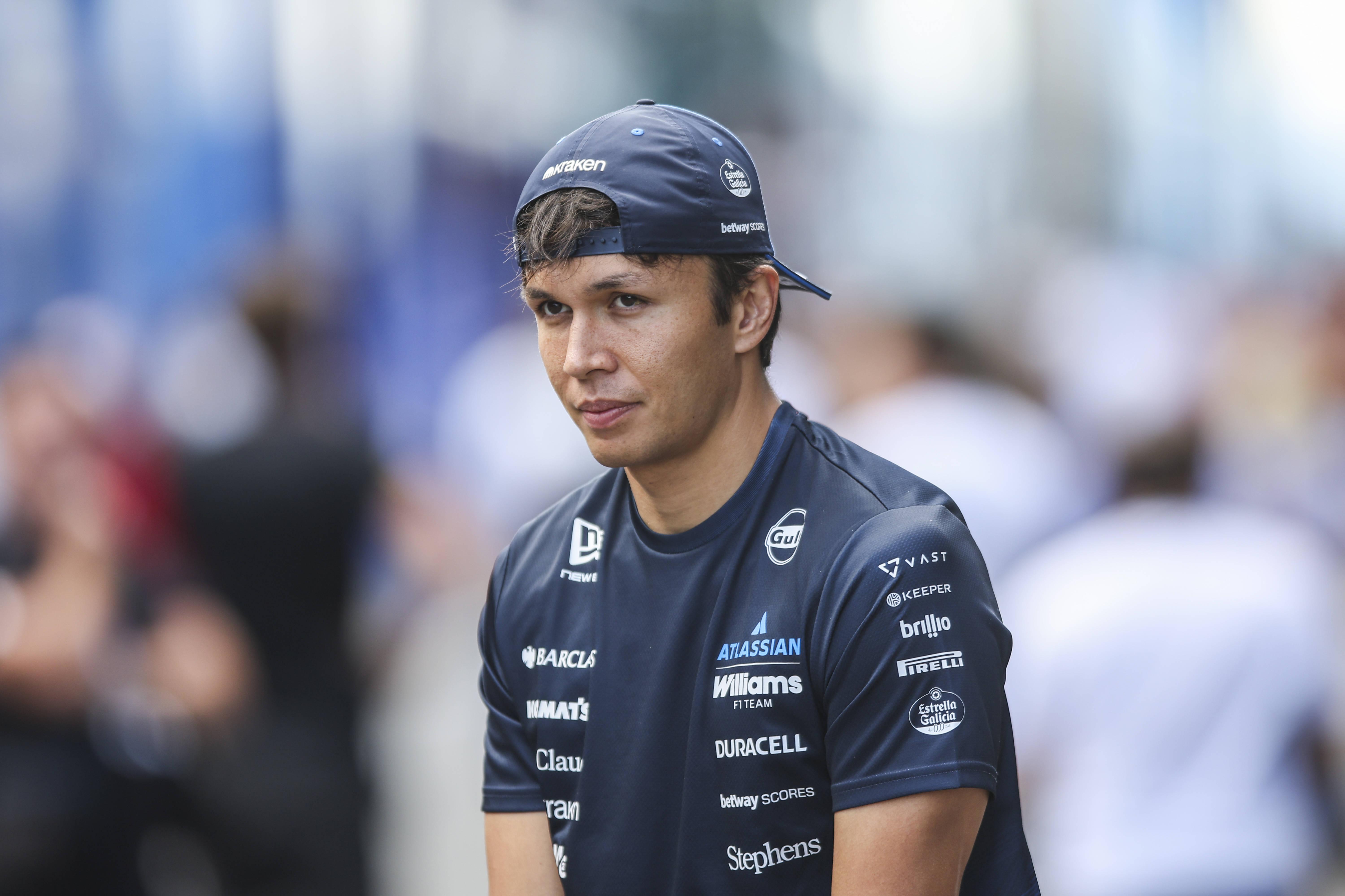 Alex Albon, piloto de 30 anos da Williams na Fórmula 1