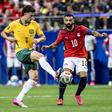 Alessandro Circati, 22 anos, em ação no Mundial contra o Egito, de Salah — Foto: IMAGO