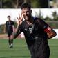 Marocas celebra o quarto golo da conta pessoal contra o 1.º Dezembro - Foto: Paulo Santos/Imortal