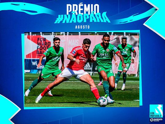 Benfica B-Marítimo distinguido com prémio da Liga