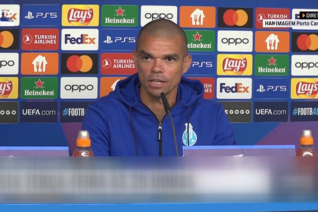 Pepe: os três centrais e o friozinho na barrida