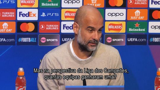 Guardiola: «Ganhámos a Champions? Não fizemos nada de especial»