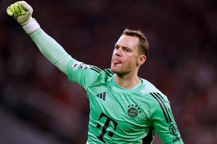 Manuel Neuer, guarda-redes do Bayern: 6 jogos, 4 a zero, 3 golos sofridos - Foto: IMAGO