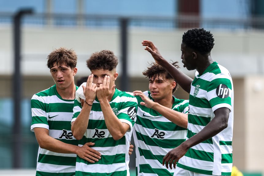 Festejos do Sporting frente ao Kairat Almaty - Foto: Sporting